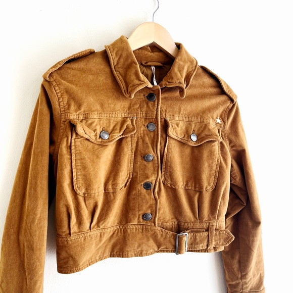 Free People Everlyn Corduroy Cropped Jacket - Picture 3 of 11